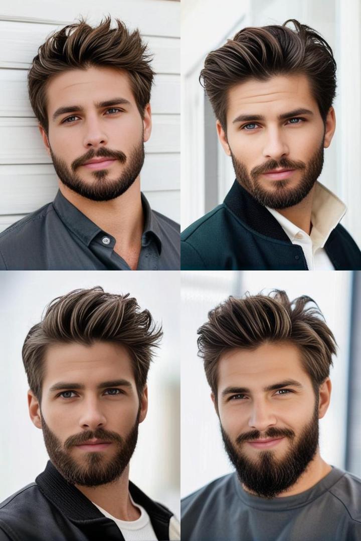 Clean Short Boxed Beard Style