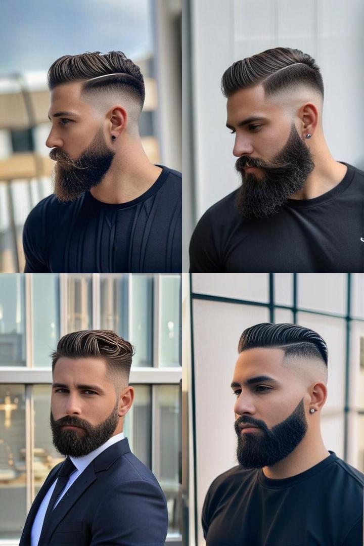 Sharp Fade Sculpted Beard