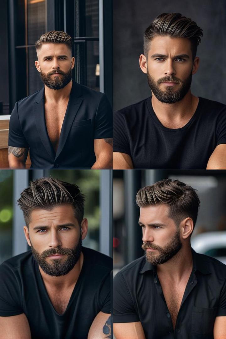 Stylish Crop For Short Hair And Beard