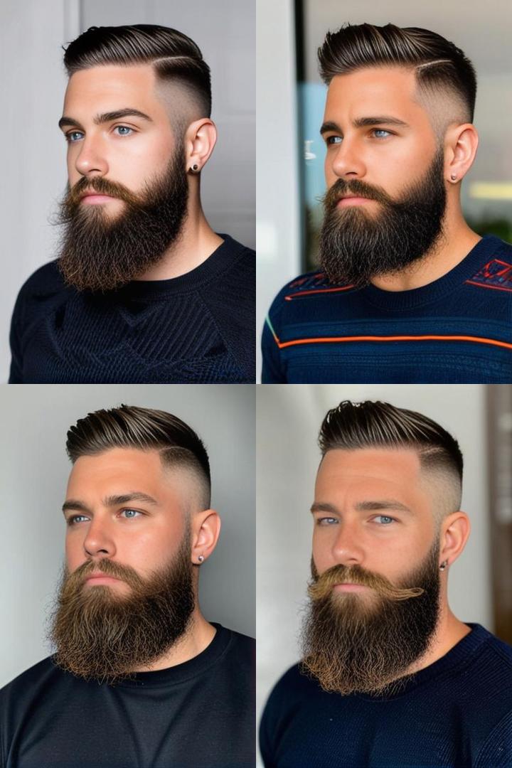 The Undercut Full Beard Combo