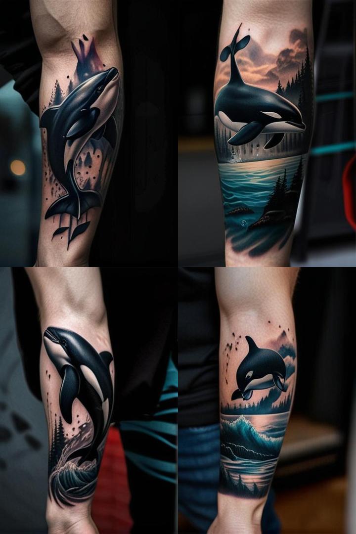 Majestic Orca Tattoo For Men