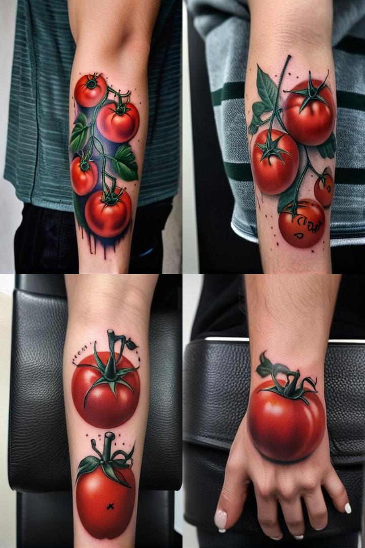 Tomato Tattoo Men